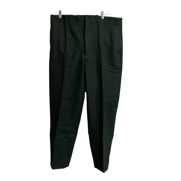 WOOLRICH 1439 heavy wool flannel hunting field pants 37x27 vtg 60s 70s usa made - Picture 1 of 5